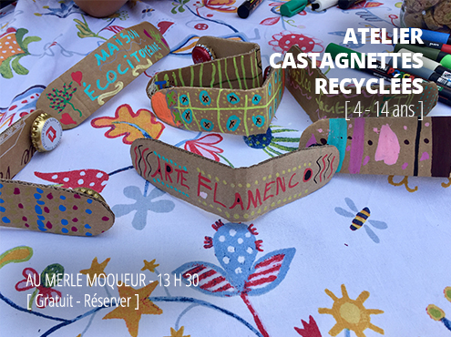Atelier castagnettes recyclées
