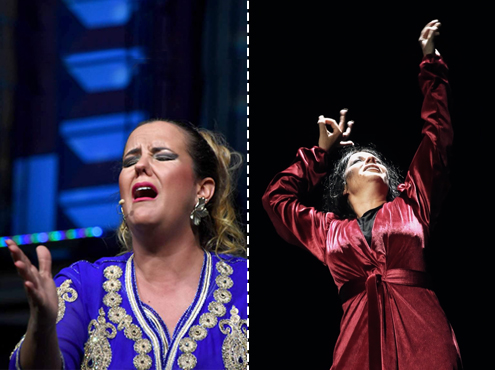 Esther Merino y Mercedes de Córdoba