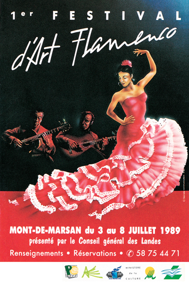 Affiche Arte Flamenco 1989