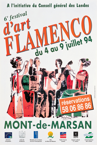 Affiche Arte Flamenco 1994