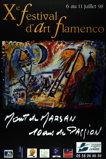 Affiche Arte Flamenco 1998