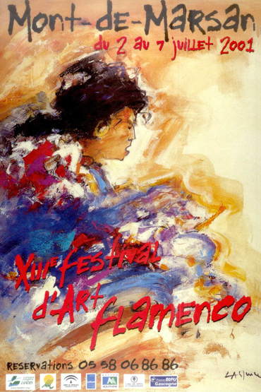 Affiche Arte Flamenco 2001